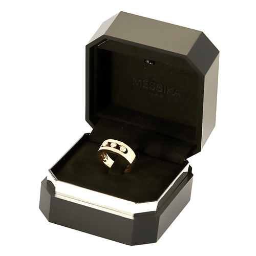 Bague 53.5 MESSIKA - Move - Bague en or rose et diamants 58 Facettes DV15694-4