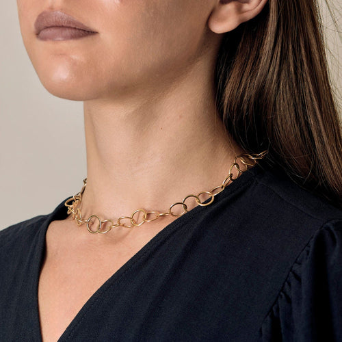 POMELLATO - LUCCIOLE - Collier en or jaune, or blanc et diamant