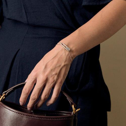 Bracelet MESSIKA - MOVE CLASSIQUE - Bracelet en or blanc et diamants 58 Facettes DV8073-2