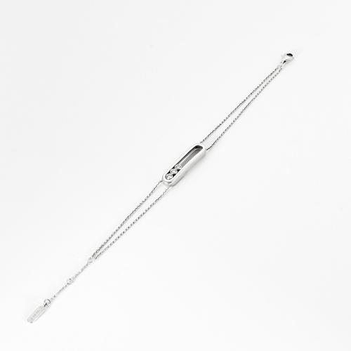 Bracelet MESSIKA - MOVE CLASSIQUE - Bracelet en or blanc et diamants 58 Facettes DV8073-2