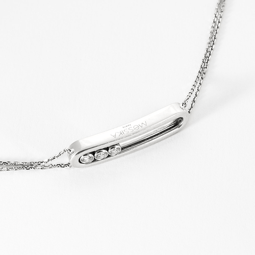 Bracelet MESSIKA - MOVE CLASSIQUE - Bracelet en or blanc et diamants 58 Facettes DV8073-2