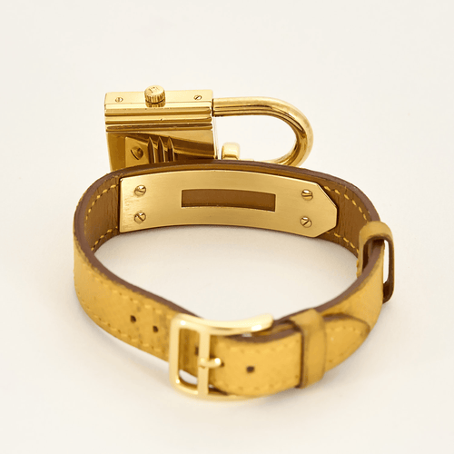 Montre HERMES - Kelly - Montre cadenas métal doré à mouvement quartz 58 Facettes DV17875-1