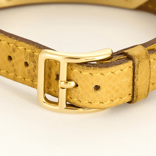 Montre HERMES - Kelly - Montre cadenas métal doré à mouvement quartz 58 Facettes DV17875-1