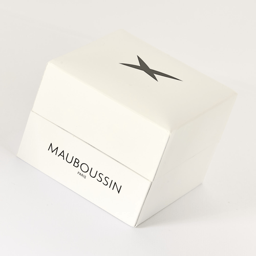 Bague 55 MAUBOUSSIN - Palace 1950 - Alliance américaine en or blanc et diamants 58 Facettes DV17866-1