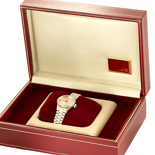 Montre ROLEX - Oyster perpetual date - Montre en or blanc et diamants 58 Facettes DV8953-6