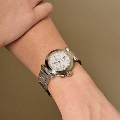 Montre CARTIER - Pasha - Montre en acier à mouvement automatique 58 Facettes DV8953-7