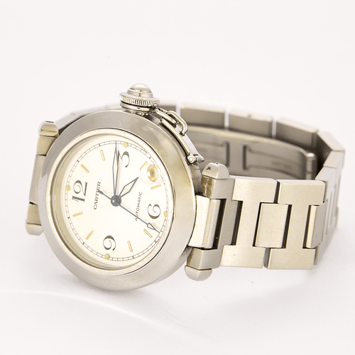 Montre CARTIER - Pasha - Montre en acier à mouvement automatique 58 Facettes DV8953-7