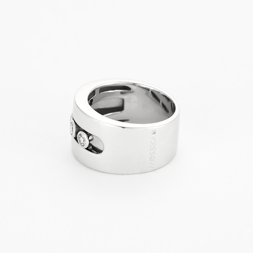 Bague 52,5 MESSIKA - Move - Bague en or gris et diamants 58 Facettes DV17041-1-525-6