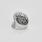 Bague 54 Bague bandeau en or blanc et diamants 58 Facettes DV17912-1-54-3