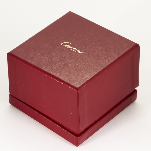 CARTIER - Amulette - Bague en or rose, onyx et diamants