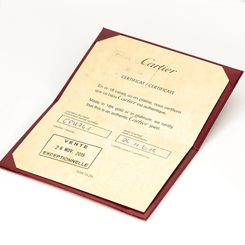 Bague 54 CARTIER - Amulette - Bague en or rose, onyx et diamants 58 Facettes DV18320-1