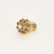 Bague 51,5 Bague en or jaune, diamant et rubis de synthèse 58 Facettes DV18467-2-515-5