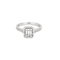 Bague 52 Bague solitaire en or blanc et diamants 58 Facettes DV18458-1-52-1