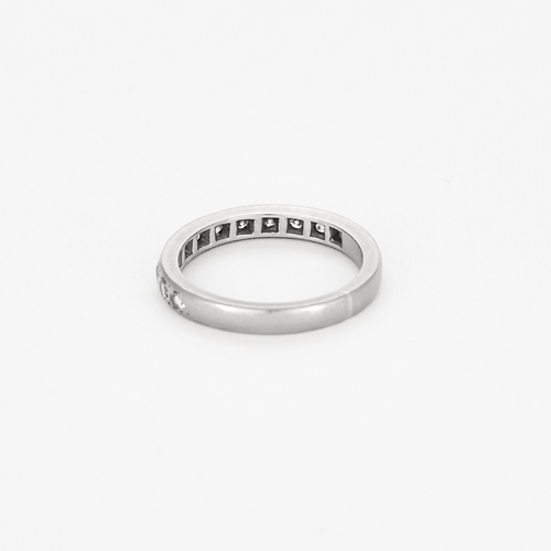 Bague 52,5 Alliance semi-pavé en or blanc et diamants 58 Facettes DV18242-1-525-6