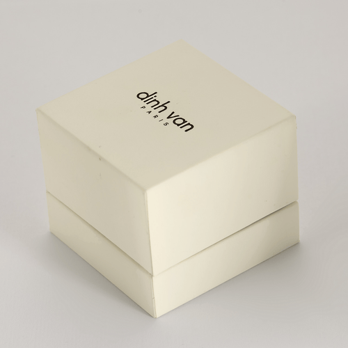 Bague 53 DINH VAN - Le cube - Bague chaîne en or rose et diamants 58 Facettes DV11260-6-53-2