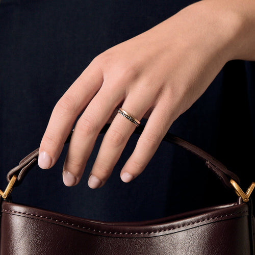 Bague 52 BOUCHERON - Alliance Quatre classique, or rose et pvd marron 58 Facettes DV0909-2