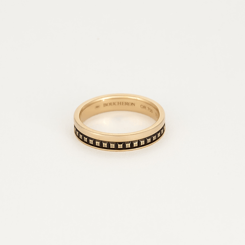 Bague 52 BOUCHERON - Alliance Quatre classique, or rose et pvd marron 58 Facettes DV0909-2