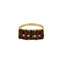 Bague 53 Bague double rang grenats almandins 58 Facettes DV11262-13