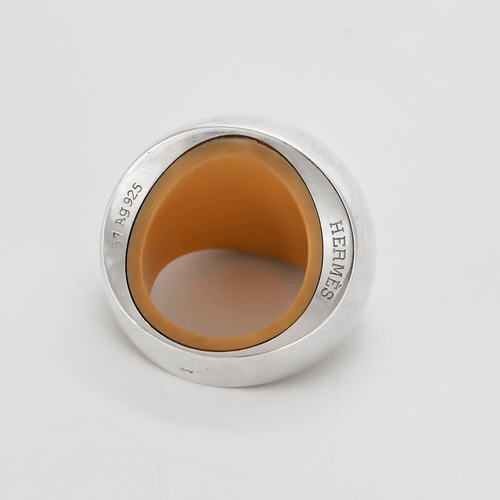 Bague 55.5 HERMÉS - Bague Quark - Bague en argent 58 Facettes DV15270-4