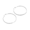 Paire d'anneaux d'oreilles en or blanc et diamants 58 Facettes DV17385-4