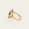 Bague 49 Bague losangique en or jaune , diamants et rubis. 58 Facettes DV11262-17