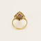 Bague 49 Bague losangique en or jaune , diamants et rubis. 58 Facettes DV11262-17