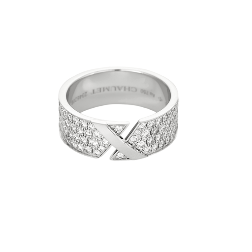 Bague 56 Chaumet - Lien Evidence - Bague en or gris et diamants 58 Facettes DV19123-1-56-3