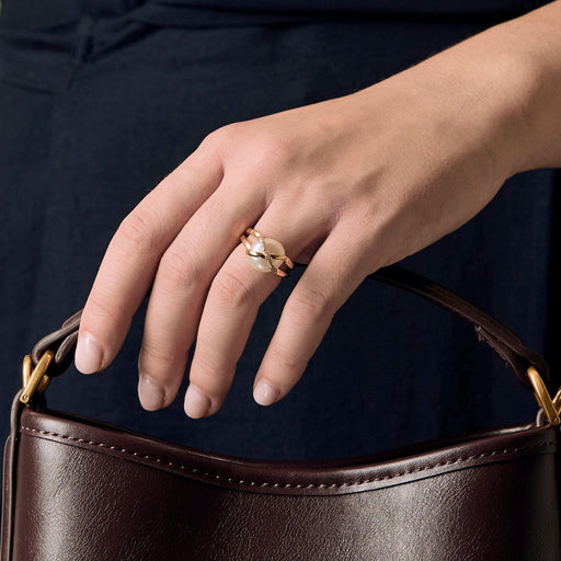 Fred Anillo FRED - Anillo "Baie des Anges" oro amarillo, perla y diamantes