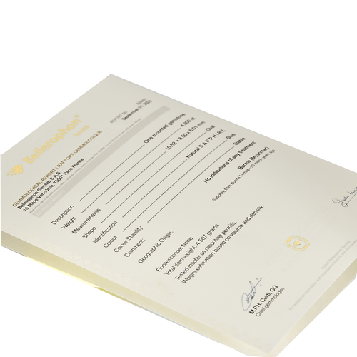 Bague 52 Bague en or gris saphir et diamants 58 Facettes DV4440-29