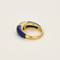 Bague 50 Van Cleef & Arpels - Collection Philippine - Bague en or jaune, diamants et lapis lazuli 58 Facettes DV14188-3