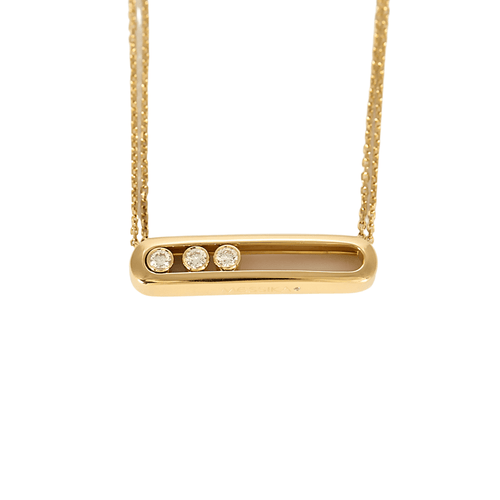 Collier MESSIKA - Move - Collier en or rose et diamants 58 Facettes DV11570-3