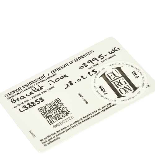 Bracelet MESSIKA - Move - Bracelet double chaîne en or gris et diamants 58 Facettes DV0572-2