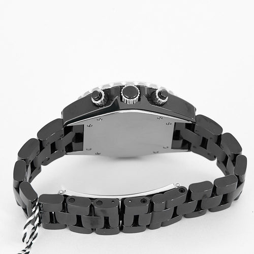 Montre CHANEL - Montre J12 Chronographe en céramique noire 58 Facettes DV0604-2