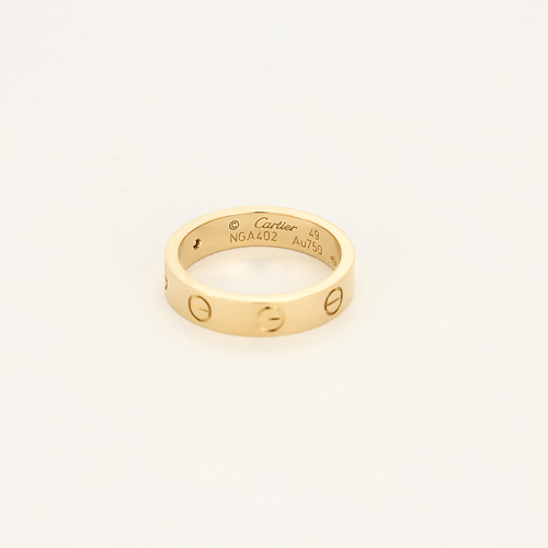 Bague 49 CARTIER - Love - Petit modèle 1 diamant - Bague en or jaune et diamant 58 Facettes DV15875-2-49-2