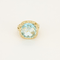 Bague 52 Bague or jaune, topaze et diamants 58 Facettes DV17804-1