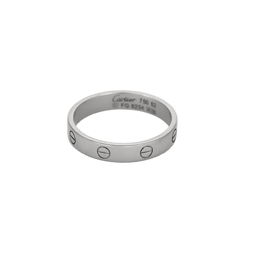 Bague 62 CARTIER - Love petit modèle - Bague en or blanc 58 Facettes DV18323-3