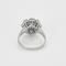Bague 51 Bague fleur en or gris et diamants 58 Facettes DV9424-7