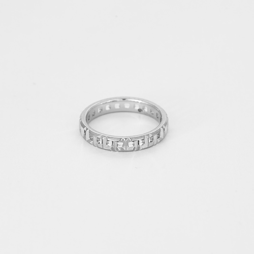 Bague 52 TIFFANY - True Etroite - Bague en or gris 58 Facettes DV19650-1