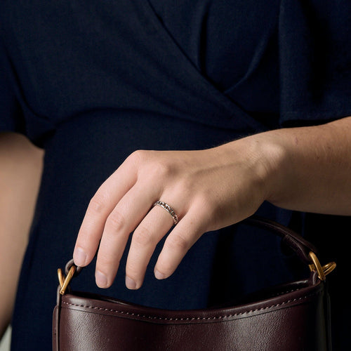 Bague 52 TIFFANY - True Etroite - Bague en or gris 58 Facettes DV19650-1