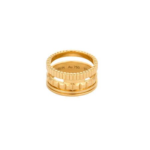 Bague 54 Boucheron Bague Quatre Radiant en or jaune 58 Facettes DV19570-1