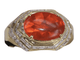 Bague Bague en or jaune déclaration art déco Mandarin Garnet 58 Facettes BA-1155