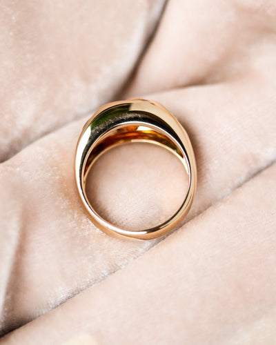 Ring 57 Chanel Barock - Ring i gult guld med citrin, ametist och peridot 58 Facettes A11959