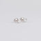 Boucles d'oreilles Boucles d'oreilles puces taille moderne en or gris et diamants 58 Facettes