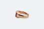 Bague 16 / Oro Rosa Bague en or rose 18 ct avec pierre rouge 58 Facettes ANL706