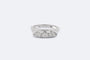Bague 12 / Oro Bianco Bague trilogie en or blanc 18 kt et diamants 58 Facettes ANL715