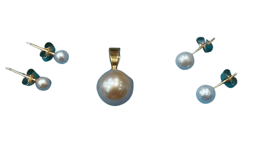 Boucles d'oreilles Ensemble Perle de Culture 58 Facettes 745120-721822(A)