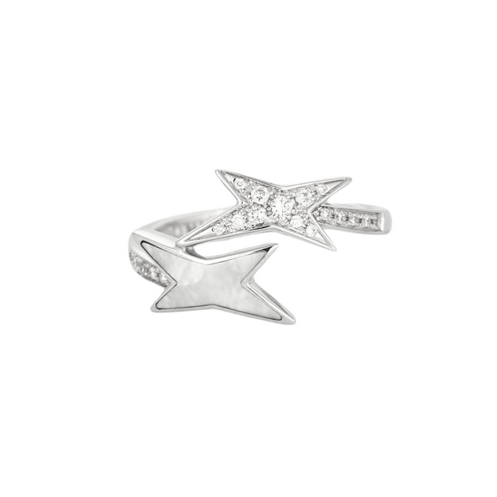 MAUBOUSSIN - Anillo Estrella de la Vida en oro blanco y diamantes