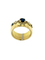 Bague 59.5 Bague en or jaune, diamants et saphirs 58 Facettes