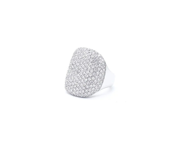 Bague 55 BiBigi - Bague en or blanc 18 ct et diamants 2,17 ct 58 Facettes 5555