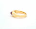 Bague Bague en or jaune 18 ct avec rubis cabochon 0,90 ct et diamants 58 Facettes 8842